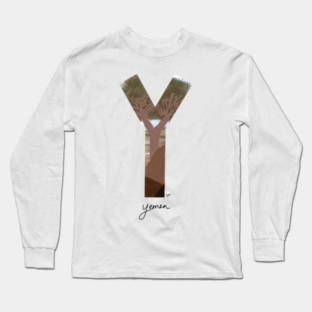 Bucket list destination - Yemen Long Sleeve T-Shirt by gabbadelgado